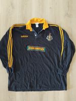 Vintage 90's Adidas Newcastle Falcons Rugby Union Black Jersey Mens 2XL