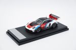HKM Porsche 911 992 GT3R Rennsport white/red/blue Racing Car Model 1:64