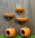 3D printed pumpkin hides and ledges set for your  jumping Spider's enclosure 