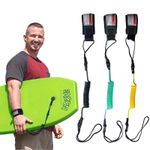 Premium Coiled Bodyboard Leash TPU Wrist Surf Leash Body Board Leash for Surfing