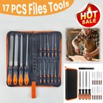17pc x Steel Rasp File Set Carpenter Professional Wood Tools Workshop Hand DIY