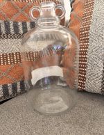 Glass Bottle Money Saving Jar / Decorative Glass Bottle