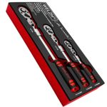 Extendable Lockable Flexi Head Ratchet Set 1/4 3/8 1/2 72 TOOTH Welzh Werkzeug