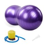 Peanut Ball Anti-burst Exercise Ball 90x45cm Yoga Ball & Pump Fitness Ball