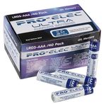 PRO ELEC - Ultra Alkaline AAA Batteries 40 Pack
