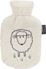 New Fashy Childrens Hot Water Bottle 0.8 L with Fleece Cover Sheep Dolly