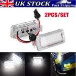 2X For Jaguar XF 08-15 XJ 09+ Canbus LED License Number Plate Light Lamps Pair