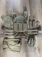 Warrior LPC V2 DFP TEMP Low Profile Plate Carrier 5.56 Mag Airsoft coyote tan