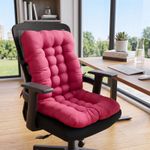 10cm Thick High Back Chair Cushion Seat Pad with Tie Patio Garden Outdoor Indoor