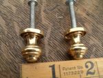 pair of small brass apothecary drawer knobs pulls cabinet small drawer knobs r5E