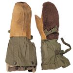 Army Gloves Original US Arctic Extreme Cold Weather Work Mittens Wool Liner Fur