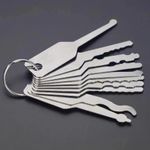 Replacement Tool Kit Stainless Steel Accessories 10 in 1 Locksmith Equipment
