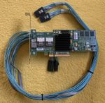 LSI MR SAS 8708EM2 PCIe RAID Controller L3-01144-10A with cables