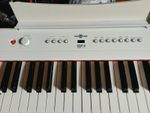 Gear4music SDP-2 88-Key White Stage Piano Bundle Stand Headphones Pedal