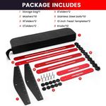 Stair Measuring Tool Stair Tread Template Tool Shelf Layout Tool w/ Storage Bag