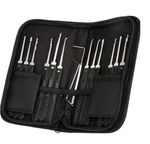 17PCS Beginner and Locksmith Practice Picktools Padlock Professional Tools