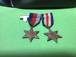 Two Star Campaign Medals 