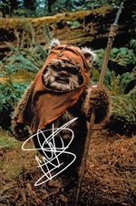 Warwick Davis Signed Autograph 6x4 Inch PHOTO Pre Print - Star Wars Ewok Wicket