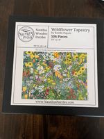 Nautilus Wooden Puzzle-Wildflower Tapestry  506 pcs by Bambi Papais