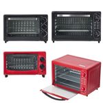 Mini Oven 13/25/48L Countertop Toaster Oven Electric Grill w/ Timer Temp Control