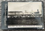 OGDENS GUINEA GOLD B328 MIDLAND RAILWAY SINGLE WHEELED ENGINE