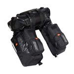 Dirtsack Erupt Rackless V2 Soft Luggage ADV Kit 2 x 24 litre All Black X-Wide