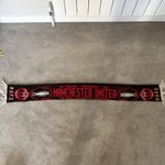 Manchester United Football Scarf FA Carling Premiership 1993-1994 Black Red