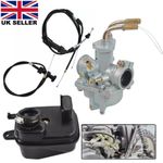 For Yamaha PEEWEE PW50 PY50 Carburetor Carb Air Filter Box Throttle Choke Cable