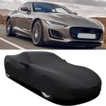 For Jaguar F-TYPE Full Car Cover Waterproof Black Outdoor Indoor Satin Stretch