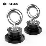 Aluminium Cargo Anchor Hooks Tie Down Anchors For Polaris RZR XP 4 Turbo 2016-21