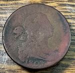1803 Draped Bust Large Cent Original VG+ Details @ A Fraction of Greysheet CHRC