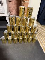 Coca-Cola Winners Arsenal Gold Can Drinks Advertising Collectable case of 24
