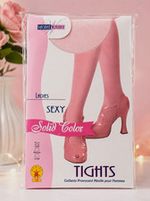 Secret Wishes Women’s Pink 120 Denier Opaque Full Toe Tights S