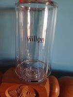 Lakeland Willow Water Water / Wine Cooler for Single Bottle, Acrylic with Chrome