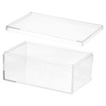 6.69" x 3.94" x 2.76" Acrylic Box with Lid Clear Acrylic Display Boxes