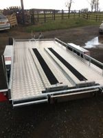SMART/SMALL CAR TRAILER / MADE TO MEASURE/ TWIN AXLE BRAKED TRAILER 
