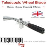 🔥 Quality Extendable Wheel Brace Wrench 17 19 21 23mm Tyre Nut Socket Car Van