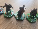 LOTR Combat Hex 8 Miniatures Lot Sabertooth Games 2003 Merry Pippin Grima