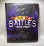 DR DOCTOR WHO BATTLES IN TIME CARDS A5 BINDER ALBUM USED