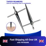 Taper Reamer Hand Metal Reamer Deburring Enlarge Pin Hole Chamfering Tool 3-13mm