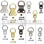 D Rings DRings D-Rings & Screws Framing Hang Picture Frame Photo Canvas Hanging