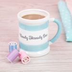 Ready Steady Sew Novelty Sewing Themed Mug Gift For Her