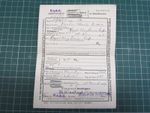 CERTIFICATE OF TRANSFER TO RESERVE ON DEMOBILISATION WW1 RASC DEAKIN OSWESTRY