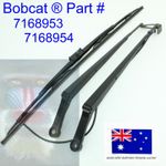 fits Bobcat Windscreen Wiper Arm 7168953 Blade 7168954 T550 T590 T595 T630 T650 