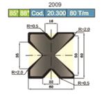 Press Brake Tooling New 4 way Vee Die, 88/85 deg x model 20.300