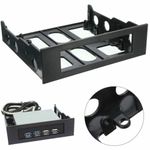 5.25 to 3.5 Hard Drive Drive Bay Front Bay Bracket Adapter,Mount 3.5 Inch