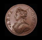 1710 CAPTURE OF BETHUNE 48mm BRONZE MEDAL - BY CROKER