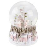Gisela Graham - Pastel Village Snowdome w/LED Light