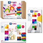 FIMO Soft Oven Hardening Polymer Modelling Clay Starter Kits 25g Half Blocks
