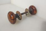 Victorian Ceramic Door Knobs Handles Antique Bennington Iron Plates Antique Old